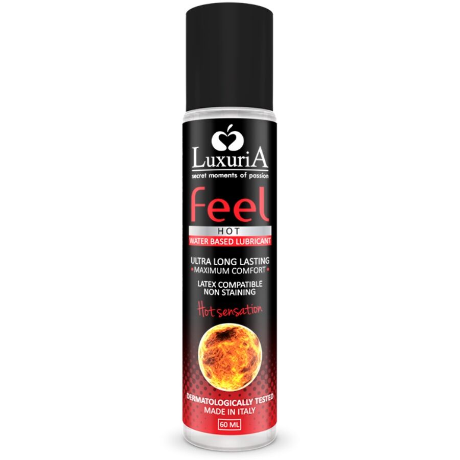 INTIMATELINE - LUXURIA FEEL HOT SENSATION LUBRIFICANTE BASE ÁGUA EFEITO CALOR 60 ML