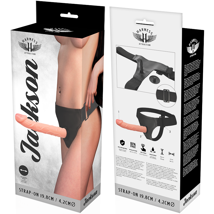 HARNESS ATTRACTION - ARNÊS JACKSON 19.8 CM Ø 4.2 CM