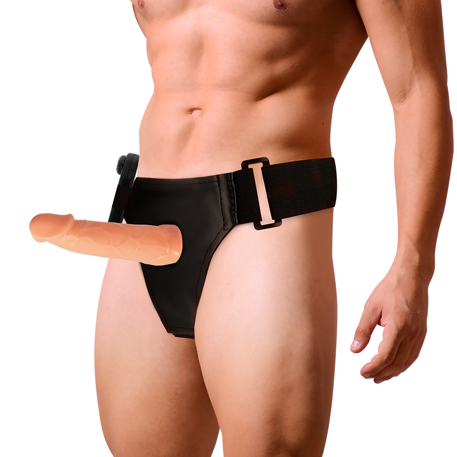 HARNESS ATTRACTION - ARNÊS OCO WILLIAN COM VIBRADOR 17 CM -Ø- 4.5 CM