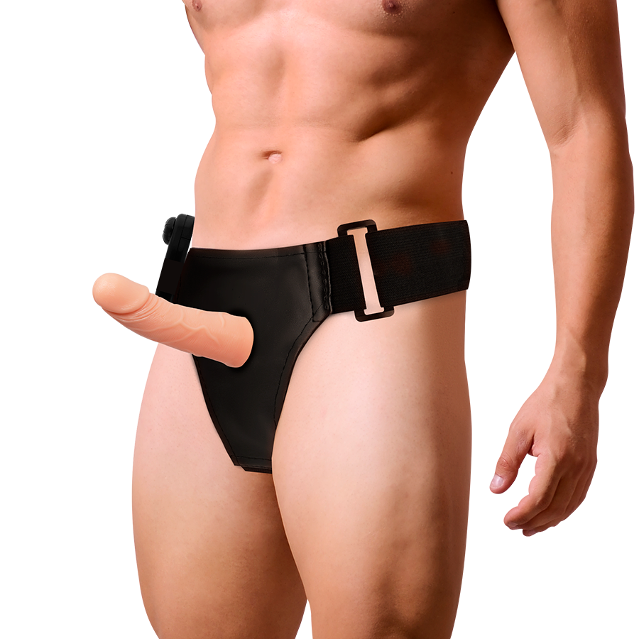 Harness Attraction - Rnes Estruturas Ocas Com Vibrador 15 Cm -O- 5 Cm