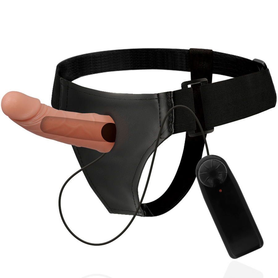 Harness Attraction - Rnes Estruturas Ocas Com Vibrador 15 Cm -O- 5 Cm