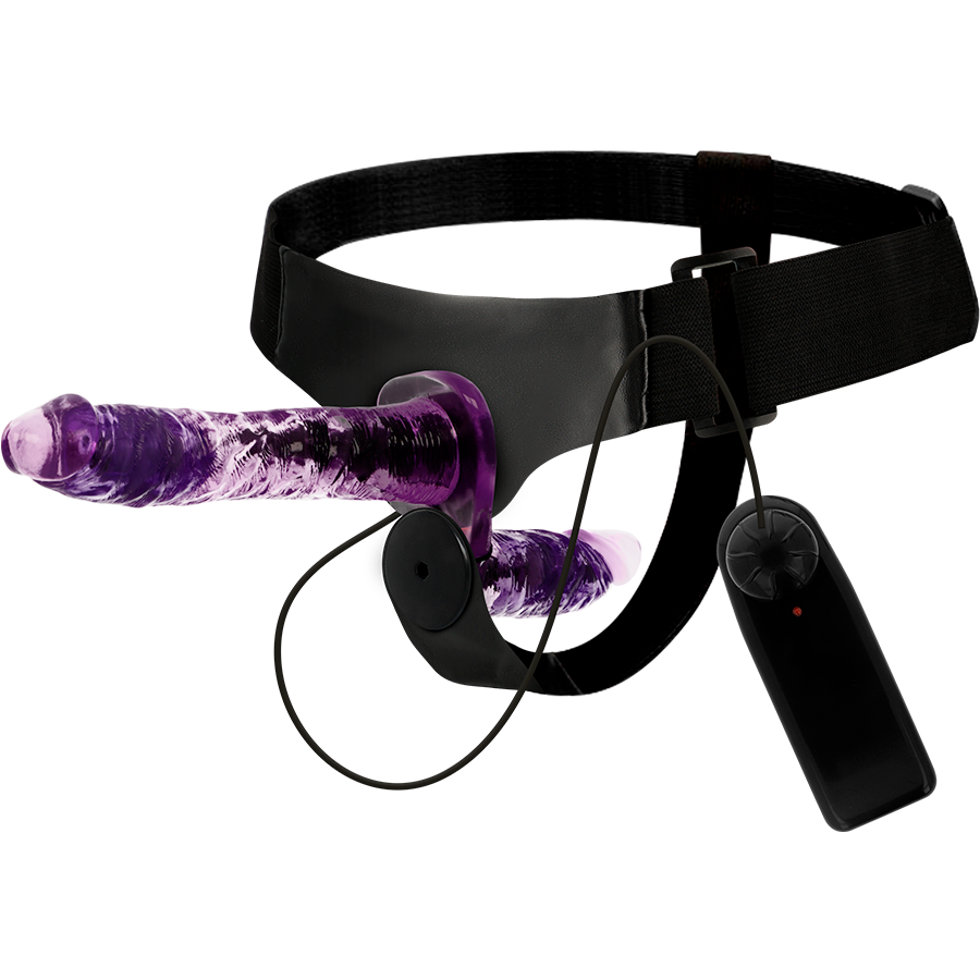 Harness Attraction - Rodney Dupla Penetraci N Vibrador 18 Cm -O- 3.5 Cm