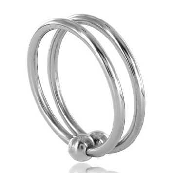 METAL HARD – ANEL DUPLO PARA GLANDE 28 MM - Sex Shop Sexy