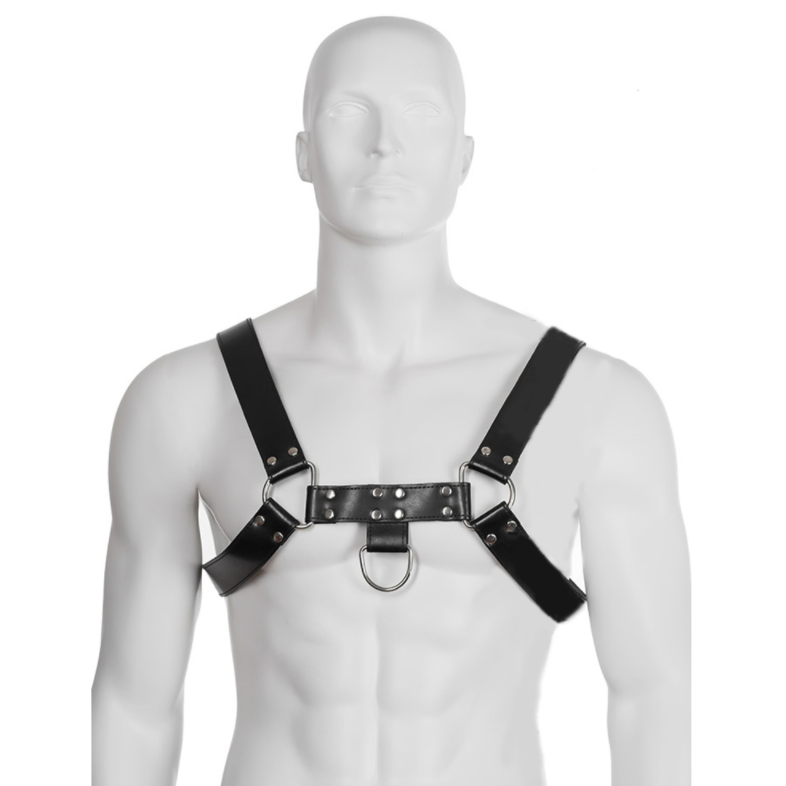 LEATHER BODY – ARNÊS COM CORRENTES III - Sex Shop Sexy