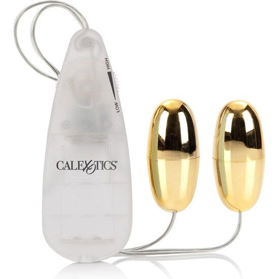 CALEXOTICS - DUO DE BALAS VIBRADORAS DOURADAS GOLD