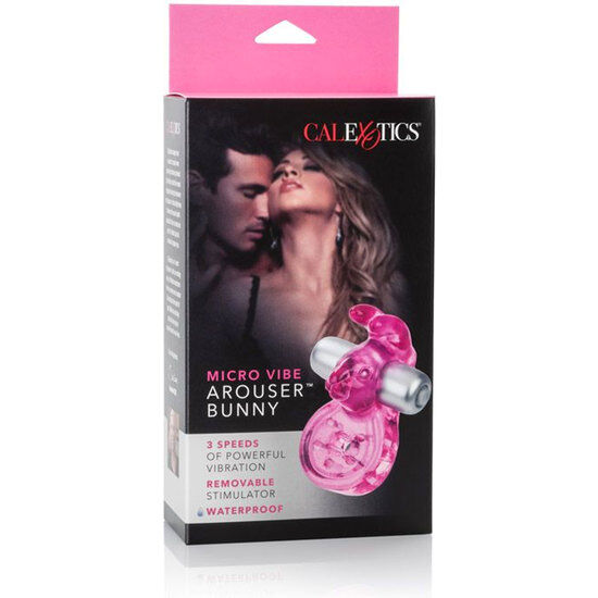 CALEXOTICS - MICRO VIBE AROUSER BUNNY ANEL VIBRADOR ROSA