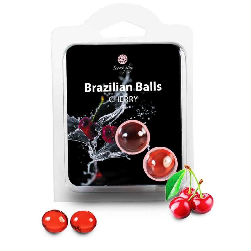SECRETPLAY - BRAZILIAN BALLS CEREJA SET 2 BOLAS - Sex Shop Sexy