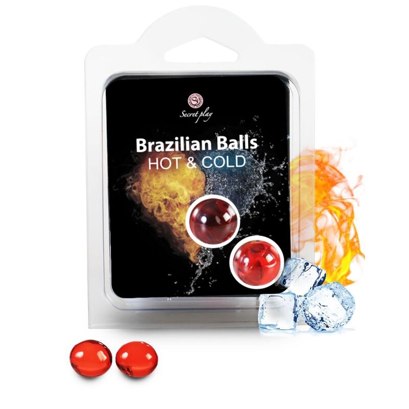 SECRETPLAY - BRAZILIAN BALLS EFEITO CALOR & FRIO 2 UNIDADES - Sex Shop Sexy