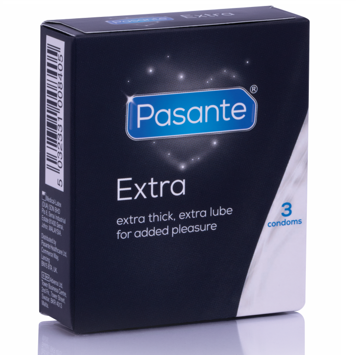 PASANTE - EXTRA PRESERVATIVOS EXTRA ESPESSOS 3 UNIDADES
