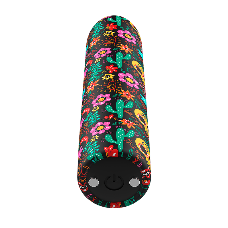 CUSTOM BULLETS - BALA RECARREGÁVEL SKULL 10 INTENSIDADES