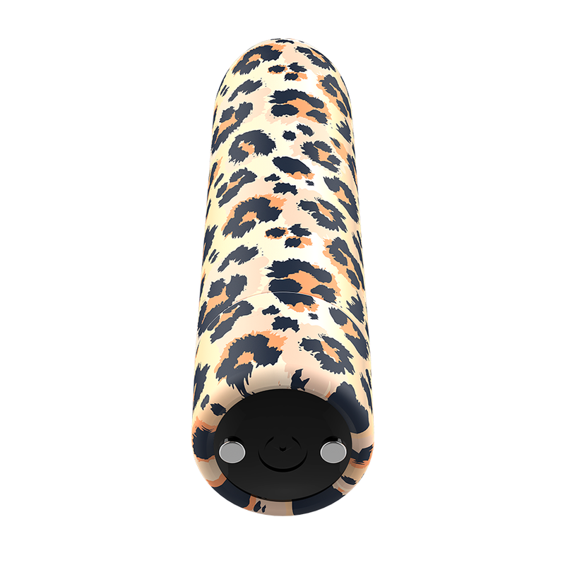 CUSTOM BULLETS - BALA RECARREGÁVEL LEOPARD 10 INTENSIDADES