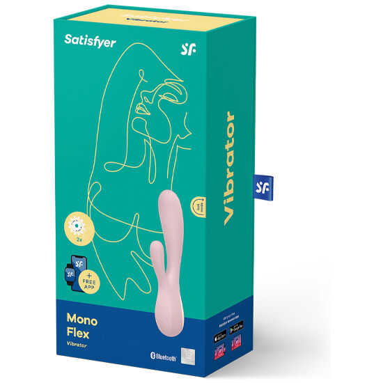 SATISFYER - MONO FLEX VERMELHO COM APP
