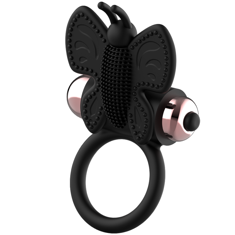 Coquette Chic Desire - Anel Borboleta Com Vibrador Preto/ Ouro