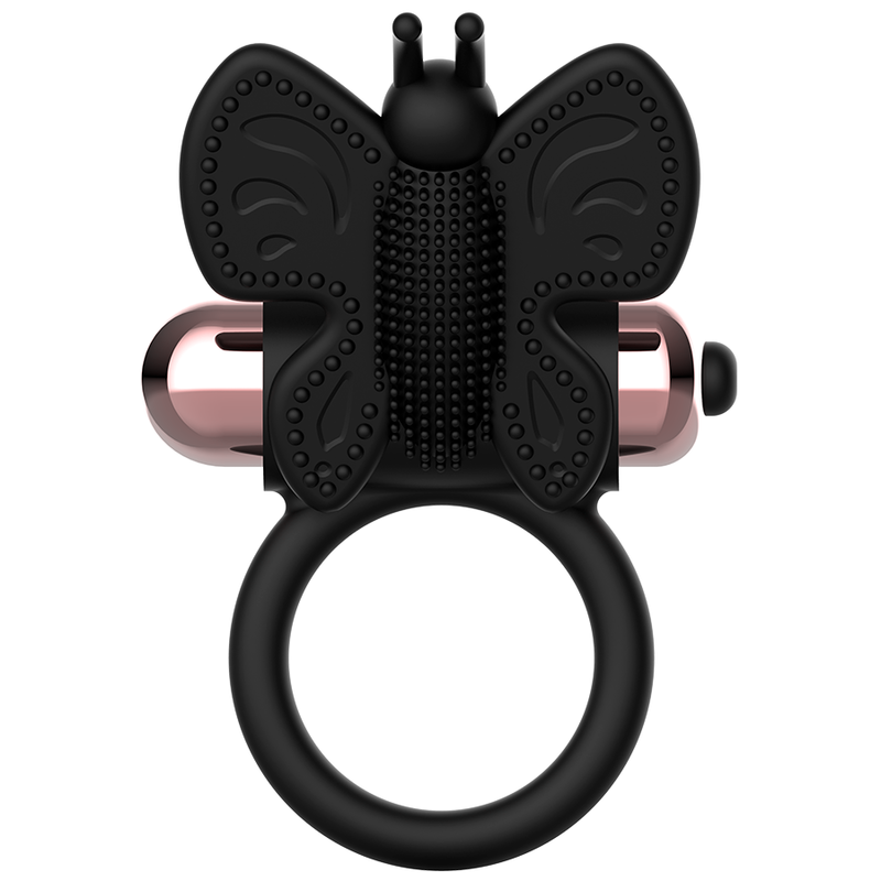 Coquette Chic Desire - Anel Borboleta Com Vibrador Preto/ Ouro