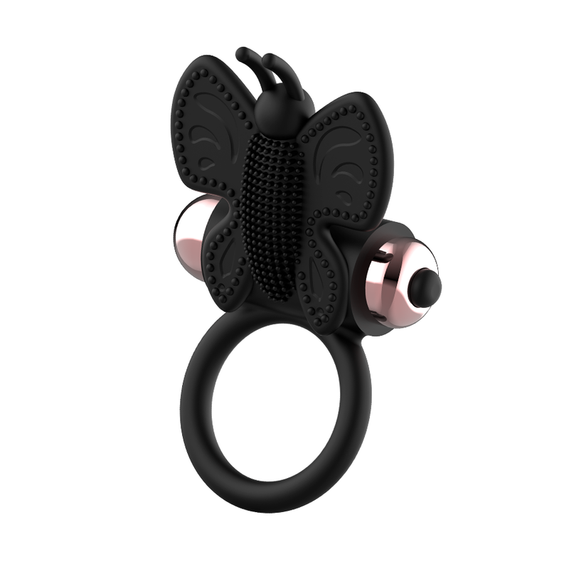 Coquette Chic Desire - Anel Borboleta Com Vibrador Preto/ Ouro