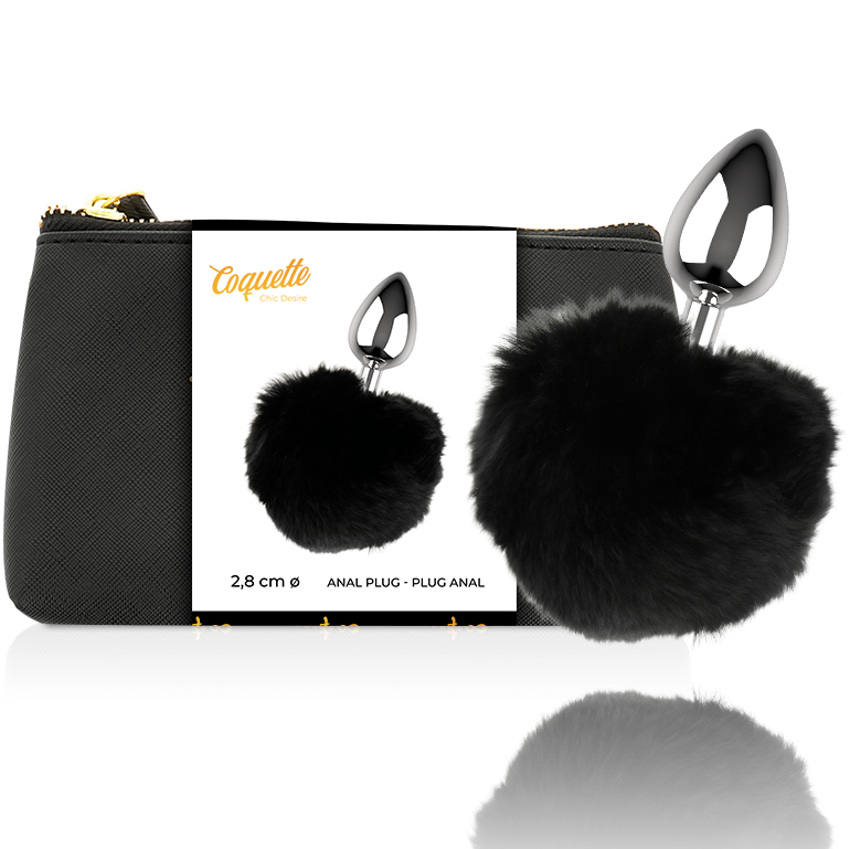 COQUETTE CHIC DESIRE - PLUG ANAL EM METAL TAM. L 2.8 X 4.1 CM