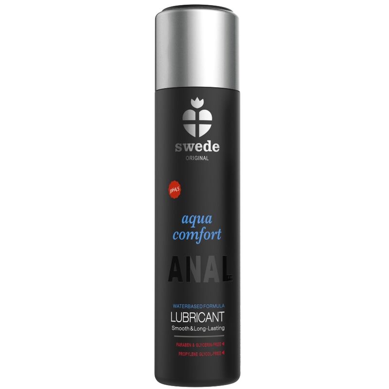 SWEDE - AQUA COMFORT LUBRIFICANTE ANAL À BASE DE ÁGUA 120 ML