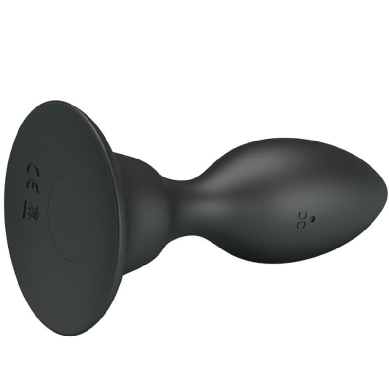 Mr Play - Plug Anal Com Controle Remoto Vibrao Preto