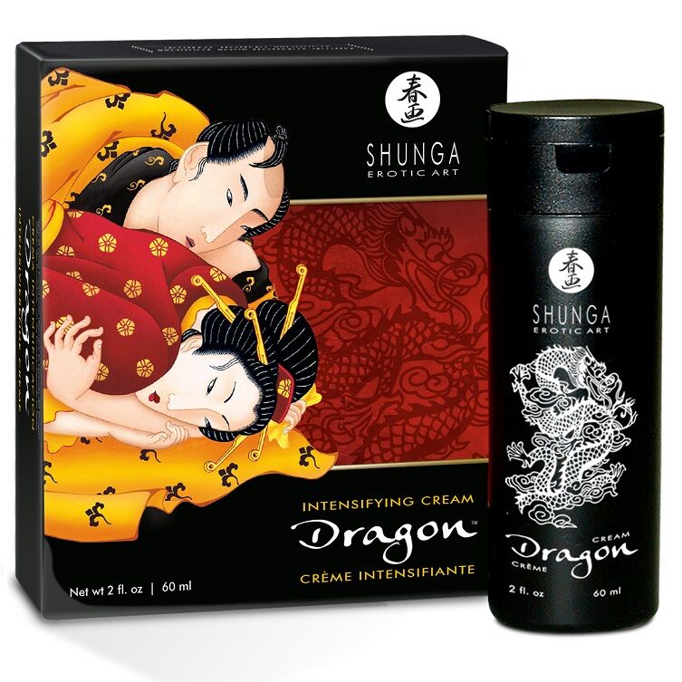 SHUNGA - DRAGON CREME POTENCIADOR DE EREÇÃO - Sex Shop Sexy