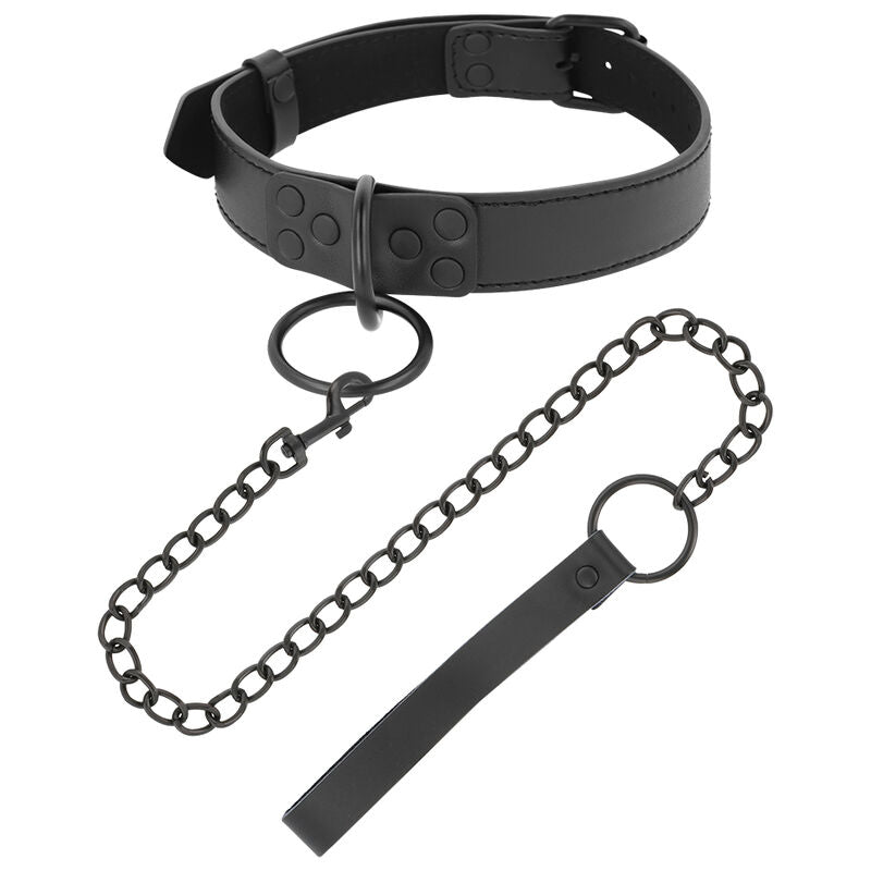 DARKNESS - COLAR COM CORRENTE PRETO