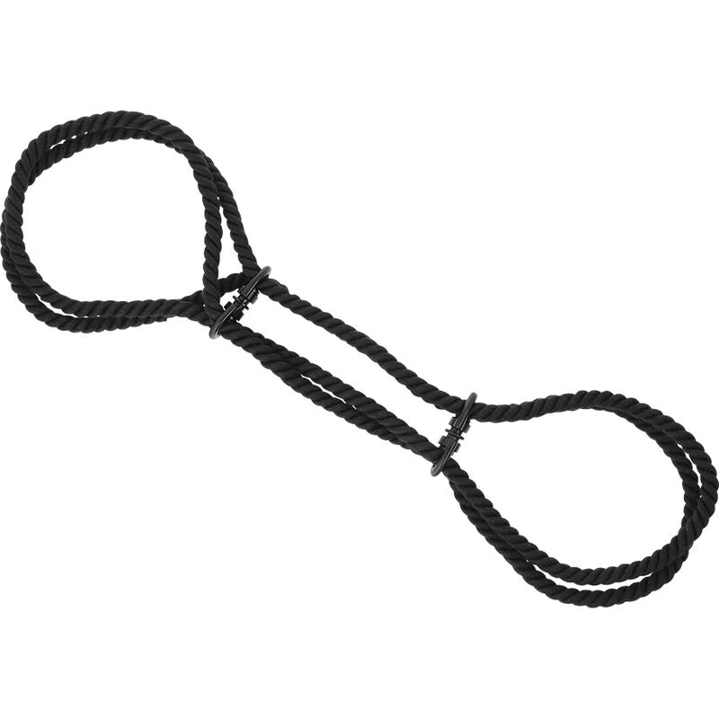 DARKNESS - ALGEMAS PARA MÃOS OU TORNOZELOS EM CORDA 100% ALGODÃO