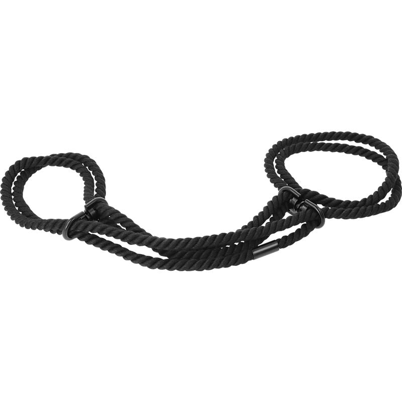 DARKNESS - ALGEMAS PARA MÃOS OU TORNOZELOS EM CORDA 100% ALGODÃO