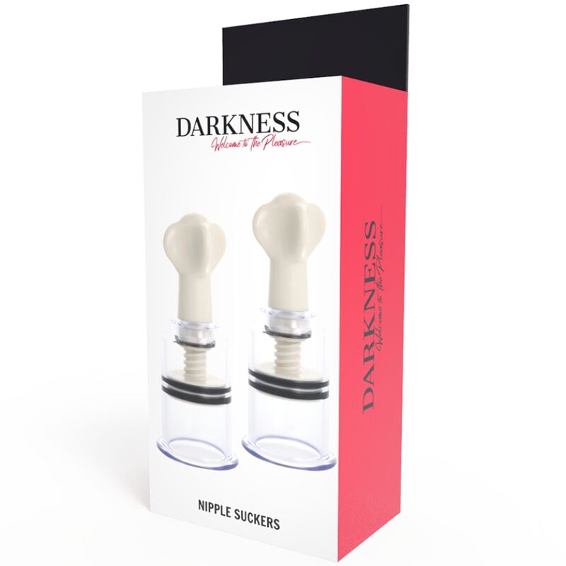 DARKNESS - ONDAS ESTIMULADORAS DE MAMILOS TRANSPARENTES 5 CM DIÂMETRO