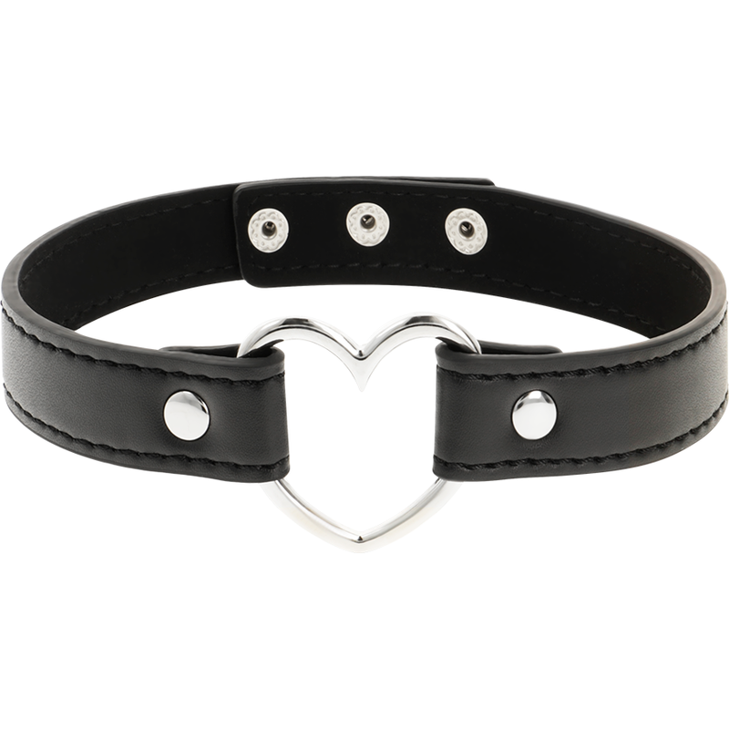 COQUETTE CHIC DESIRE - COLAR EM COURO VEGANO ACESSÓRIO WOMAN CORAÇÃO