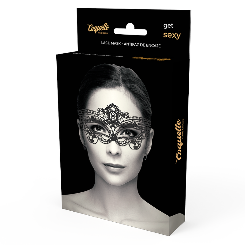 Coquette Chic Desire - Mscara De Renda Preta Fina