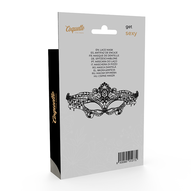 Coquette Chic Desire - Mscara De Renda Preta Fina