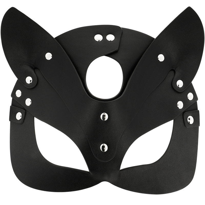 Coquette Chic Desire - Mscara De Couro Vegano Com Orelhas De Gato