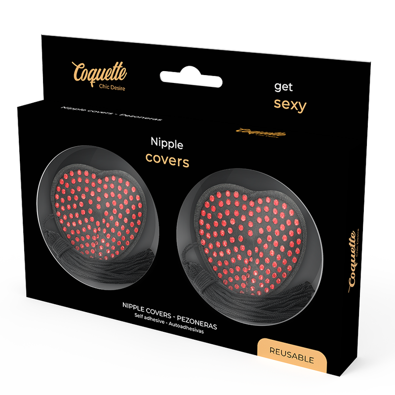 Coquette Chic Desire - Coberturas Para Bicos Vermelhas/Pretas