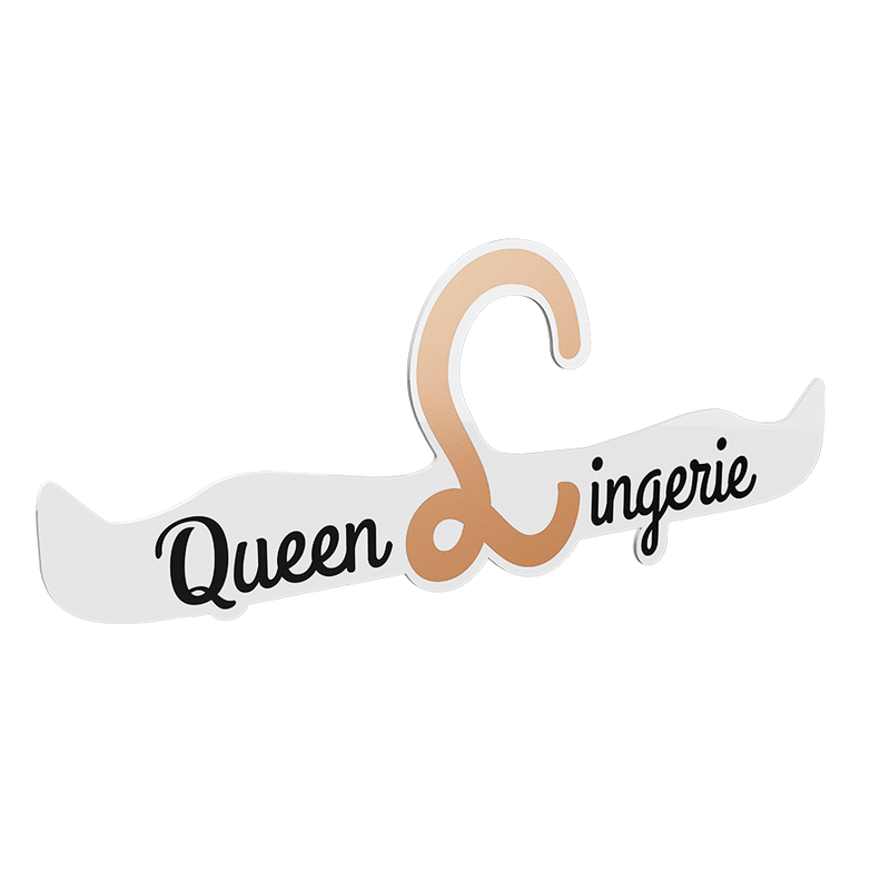QUEEN LINGERIE - CABIDE PARA LINGERIE 27.5 CM 1 UNIDADE