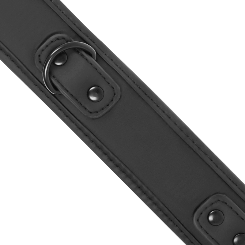 FETISH SUBMISSIVE - COLAR COM CORRENTE COM FORRO NEOPRENO - Sex Shop Sexy