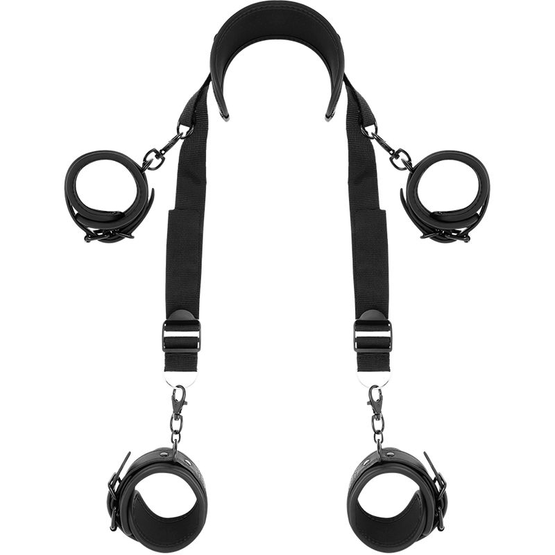 FETISH SUBMISSIVE - POSIÇÃO MASTER COM 4 ALGEMAS E FORRO EM NEOPRENO - Sex Shop Sexy
