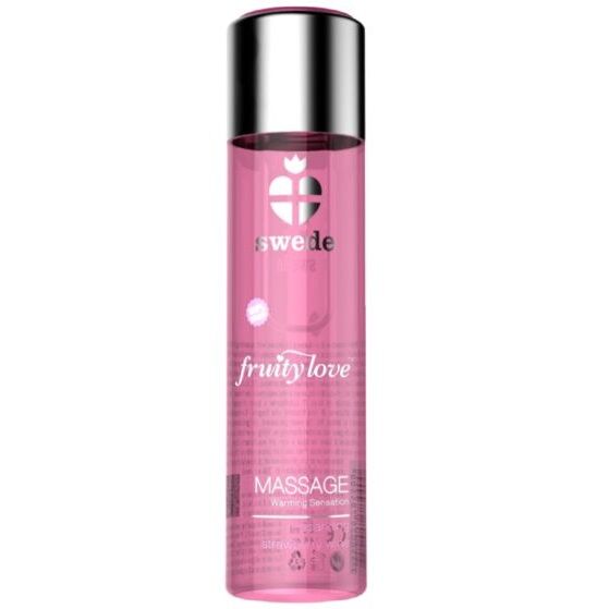 SWEDE - FRUITY LOVE ÓLEO EFEITO CALOR MORANGOS COM CHAMPANHE 60 ML
