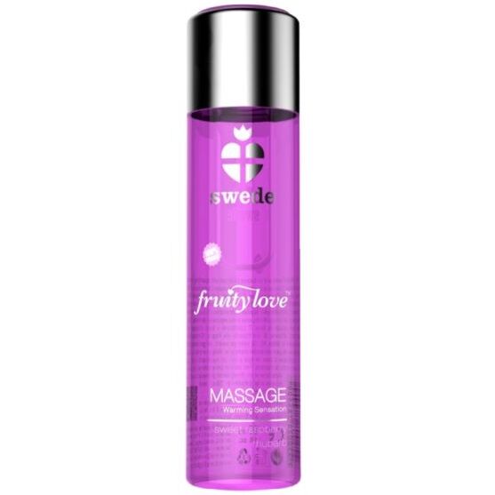 SWEDE - FRUITY LOVE ÓLEO EFEITO CALOR FRAMBOESA E RUIBARBO 60 ML