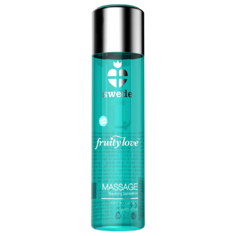 SWEDE - FRUITY LOVE ÓLEO EFEITO CALOR GROSELHA NEGRA E LIMA 120 ML