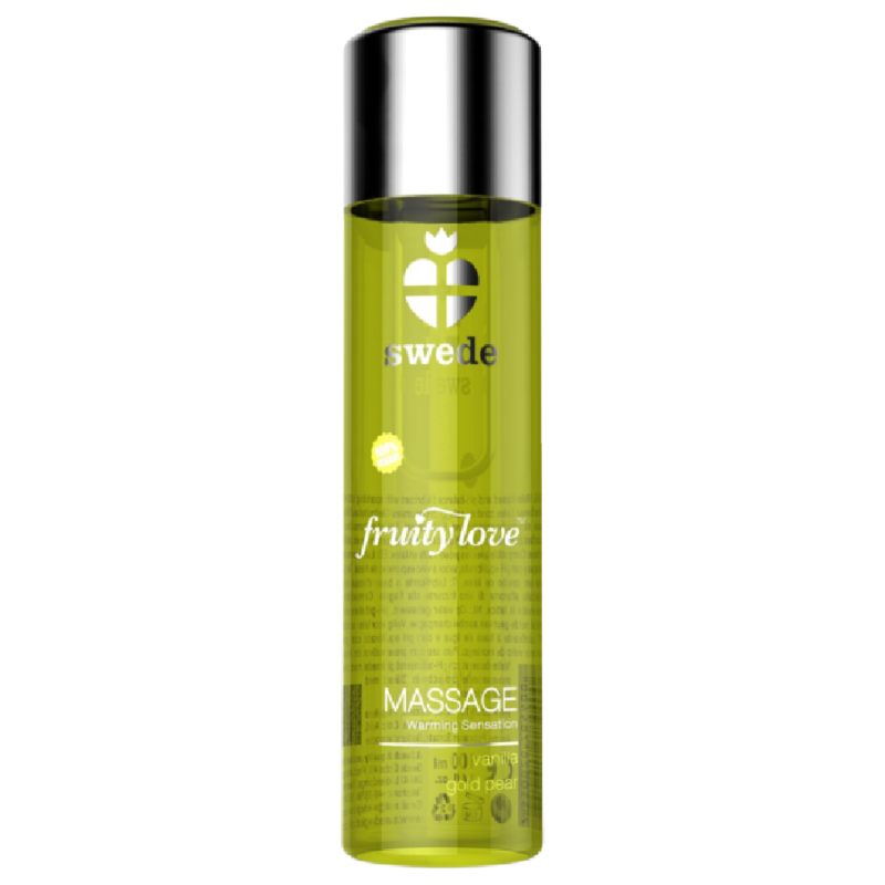 SWEDE - FRUITY LOVE ÓLEO EFEITO CALOR BAUNILHA E PERA 120 ML