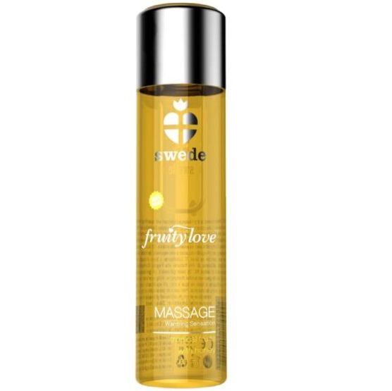SWEDE - FRUITY LOVE ÓLEO EFEITO CALOR FRUTAS TROPICAIS E MEL 60 ML