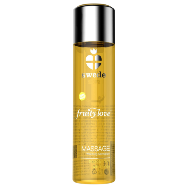 SWEDE - FRUITY LOVE ÓLEO EFEITO CALOR FRUTAS TROPICAIS E MEL 120 ML