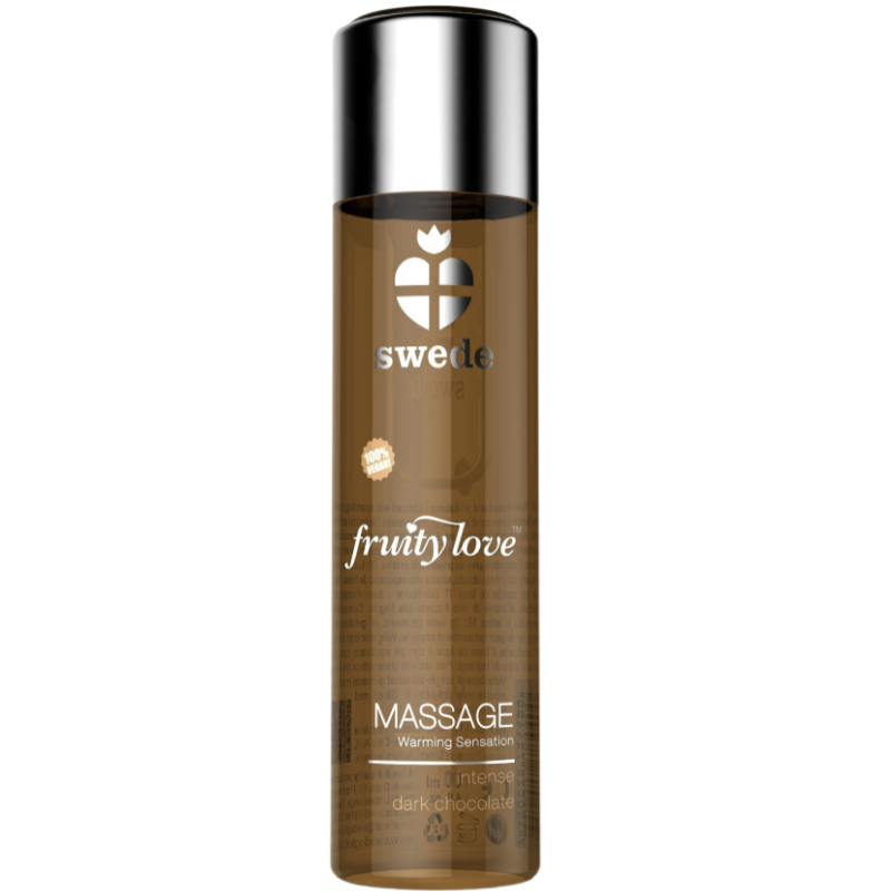 SWEDE - FRUITY LOVE ÓLEO EFEITO CALOR CHOCOLATE NEGRO 120 ML
