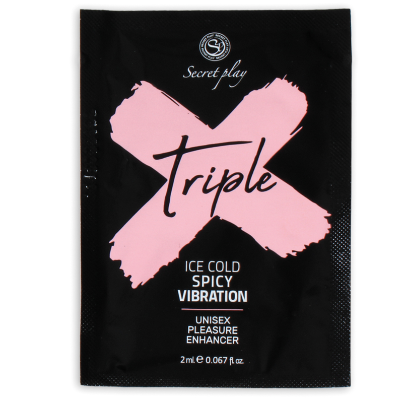 SECRETPLAY - MONODOSE TRIPLE X INTENSIFICADOR DE PRAZER