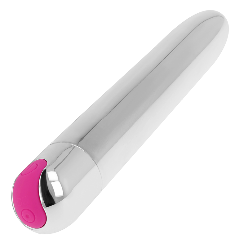 OHMAMA - VIBRADOR PLATA RECARGABLE 10 MODOS 18,5 CM