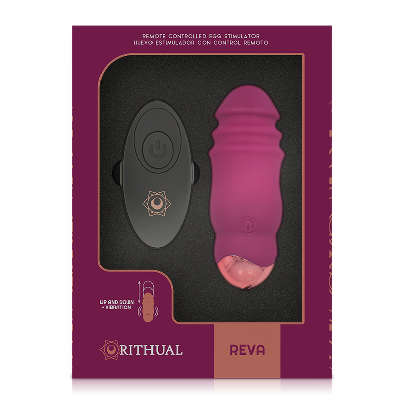 RITHUAL - REVA HUEVO CONTROLO REMOTO SISTEMA UP&DOWN + VIBRAÇÃO