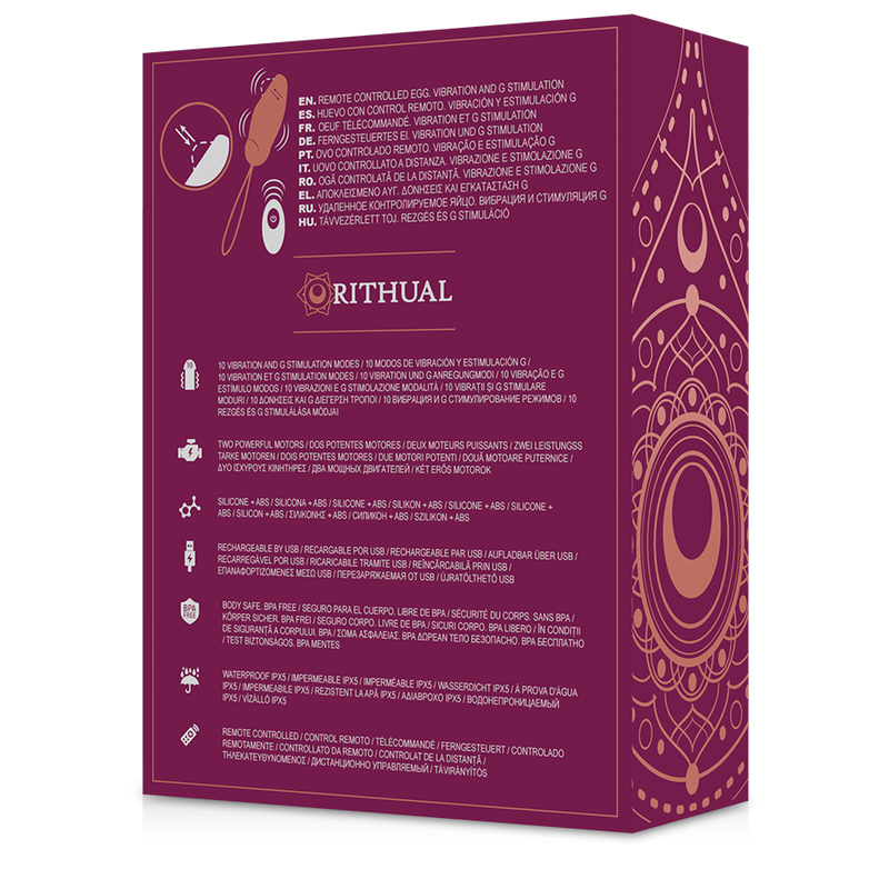 Rithual - Priya Ovo Controle Remoto G-Spot + Vibrao