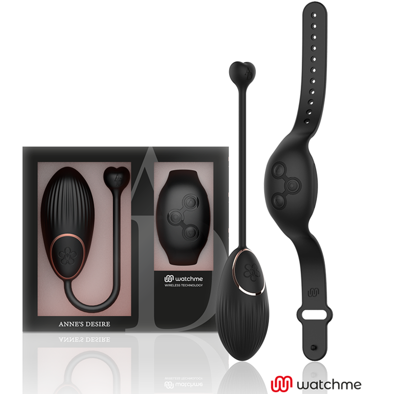 ANNE'S DESIRE - HUEVO CONTROLO REMOTO TECNOLOGIA WATCHME PRETO