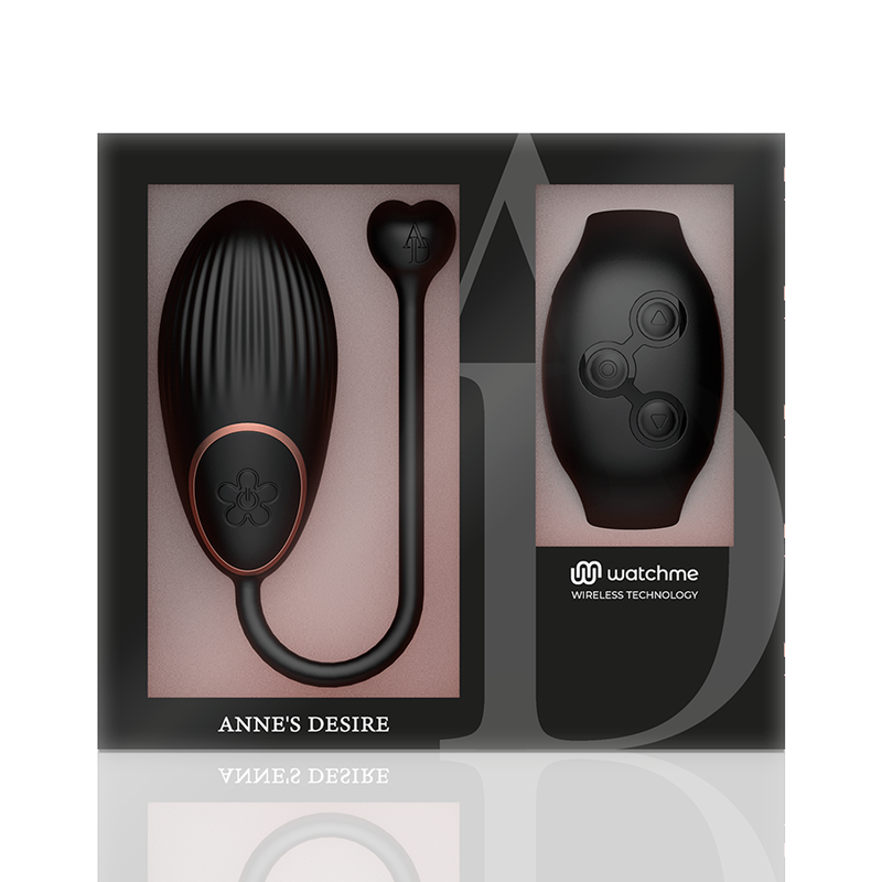 ANNE'S DESIRE - HUEVO CONTROLO REMOTO TECNOLOGIA WATCHME PRETO