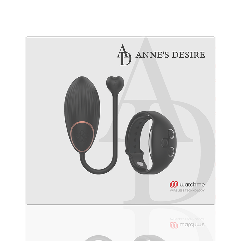 ANNE'S DESIRE - HUEVO CONTROLO REMOTO TECNOLOGIA WATCHME PRETO