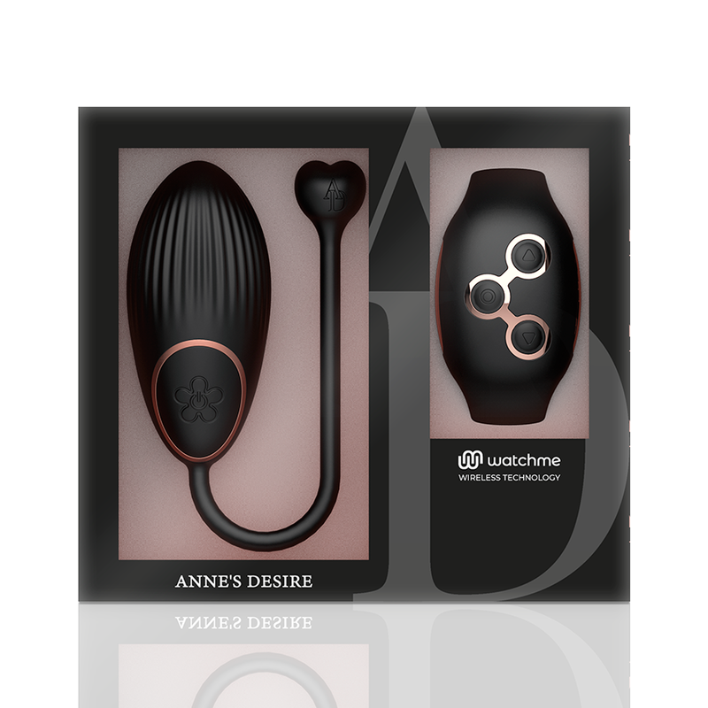 ANNE'S DESIRE - HUEVO CONTROLO REMOTO TECNOLOGIA WATCHME PRETO/DOURADO